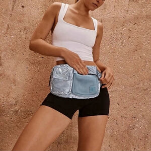 FP Movement by Free People Blue Courtside Cargo Sling NWOT